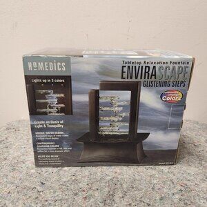 Tabletop Relaxation Fountain Envirascape Glistening Steps HoMedics